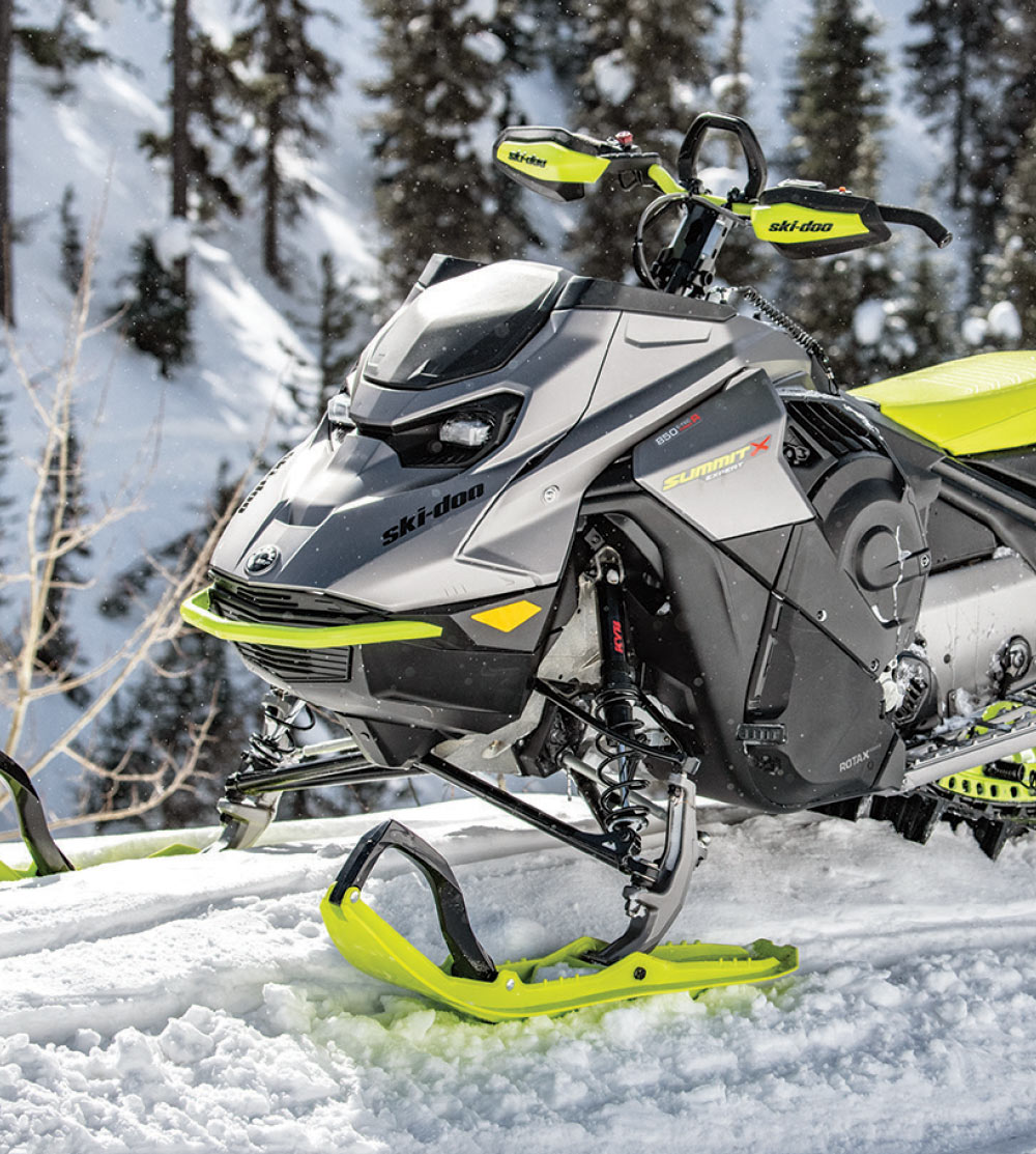Front side view of the 2023 SKI DOO