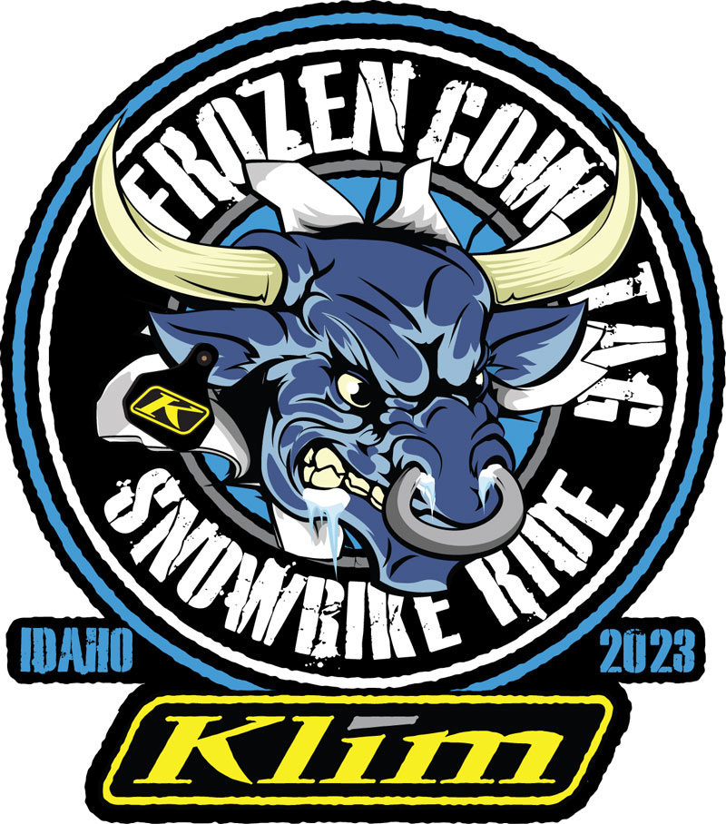 Frozen Cow Tag KLIM logo