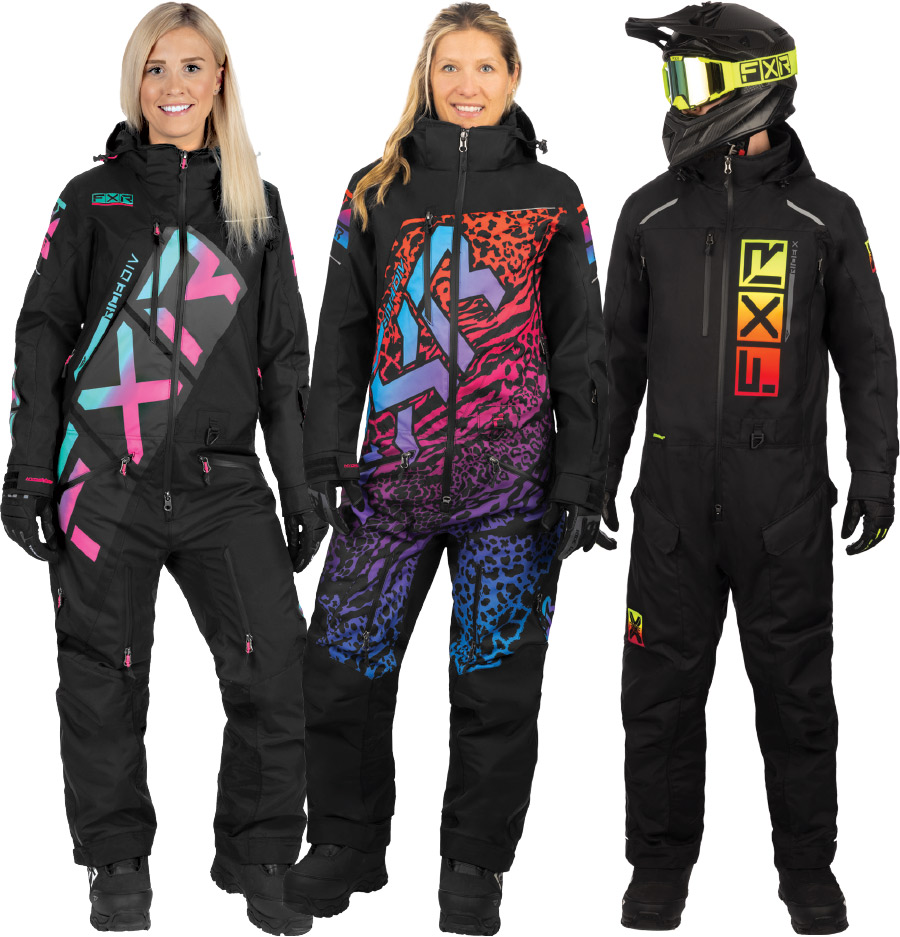 Two women and one man wearing Lite Monosuits