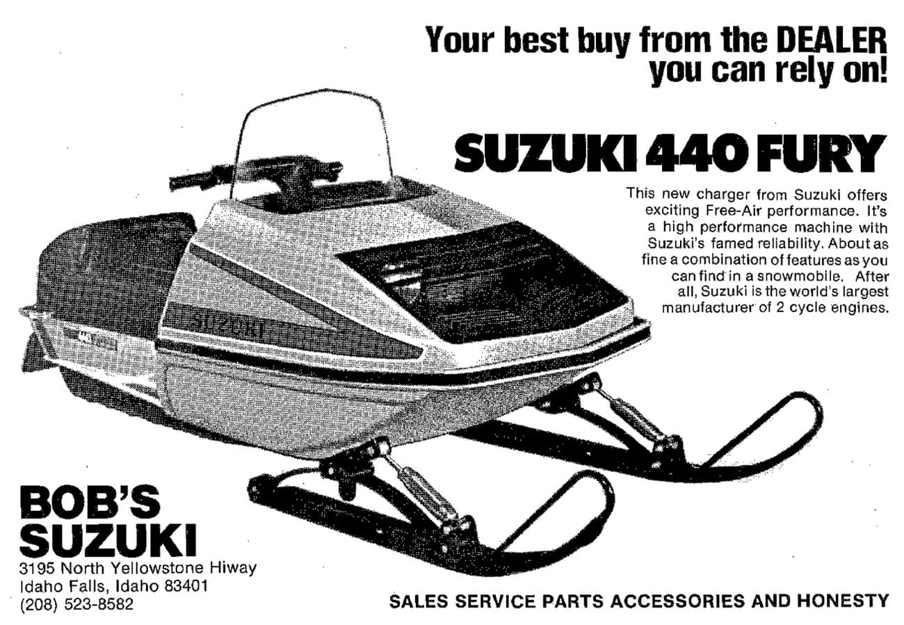 old Suzuki advertisement