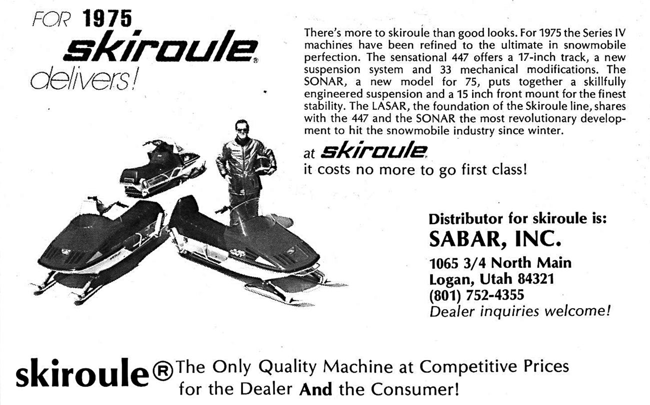 old skiroule advertisement