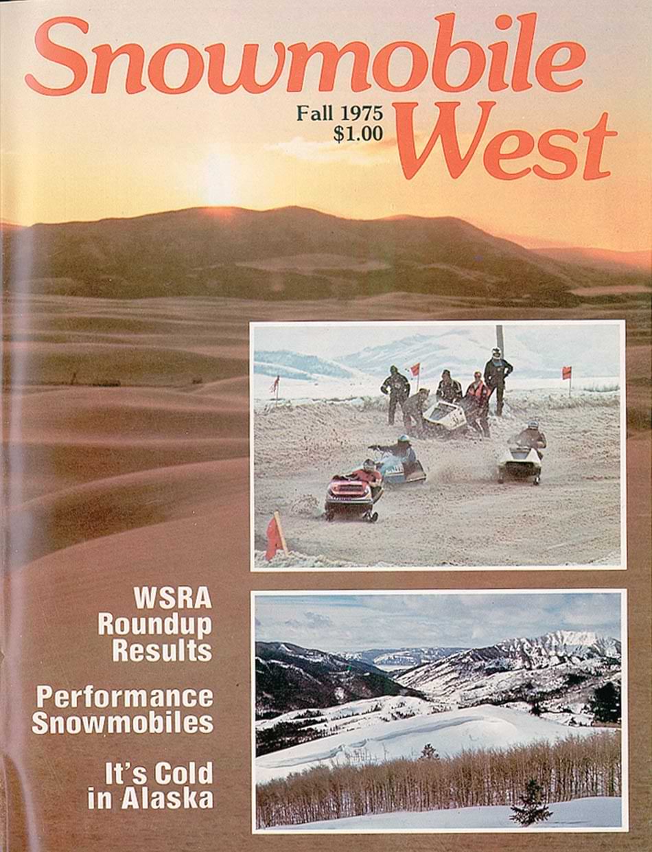 Snowmobile West Fall 1975 issue cover