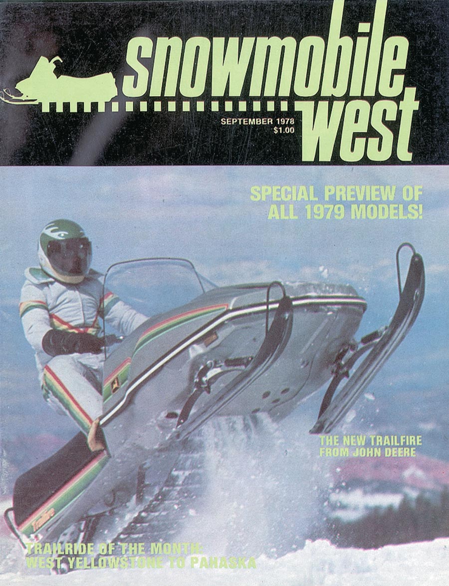 Snowmobile West September 1978 issue cover