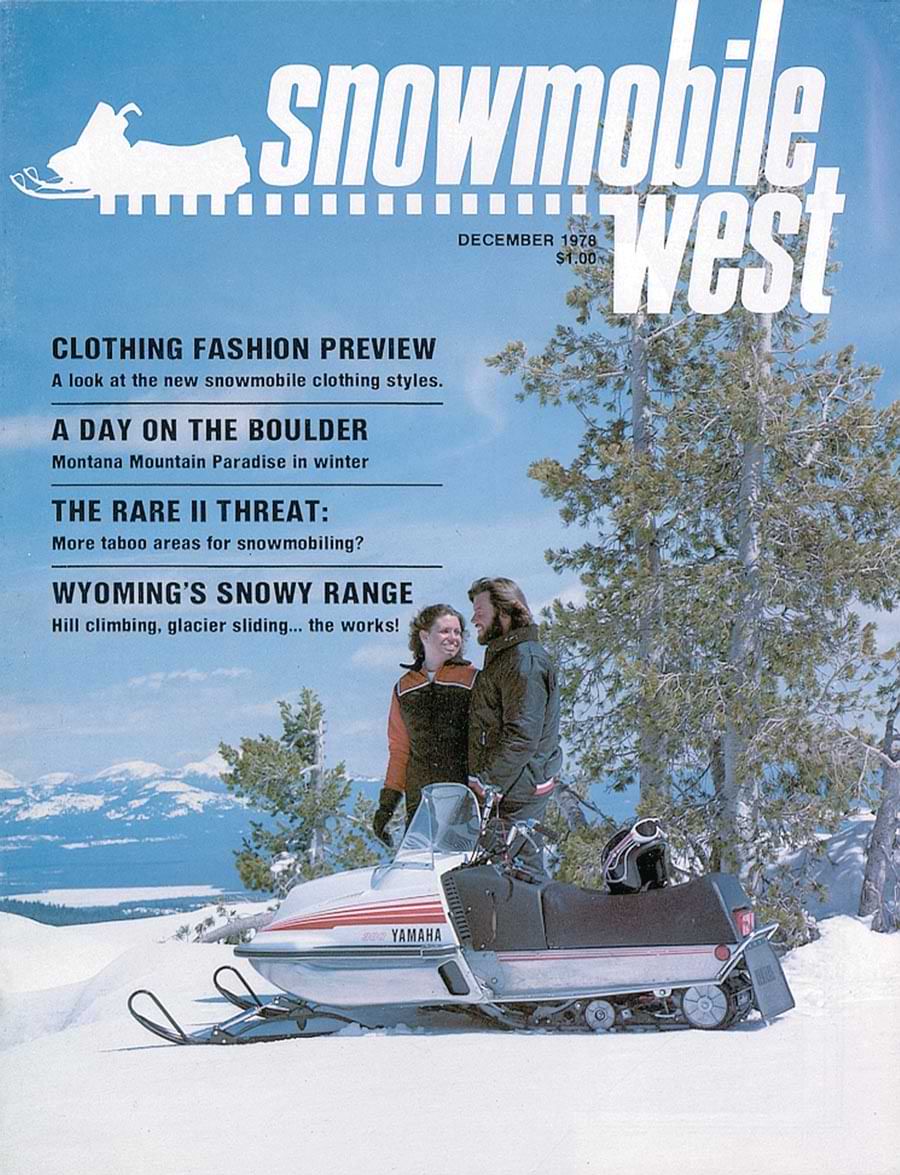 Snowmobile West December 1978 issue cover