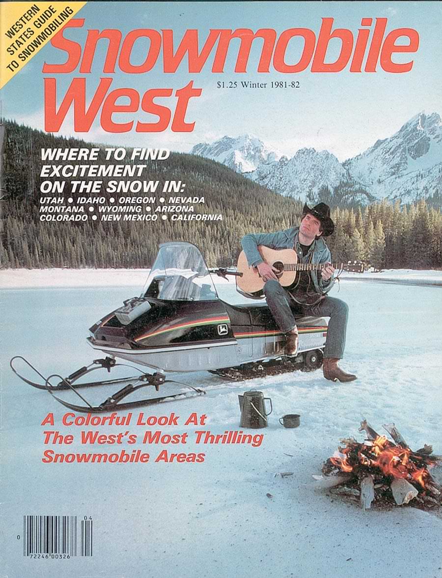 Snowmobile West Winter 1981-82 issue cover