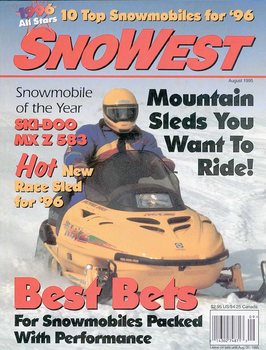 SnoWest August 1995 issue cover