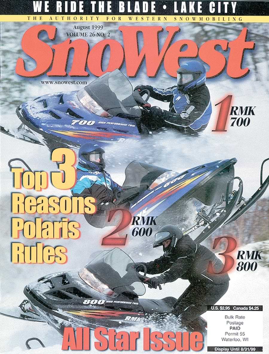 SnoWest August 1999 issue cover