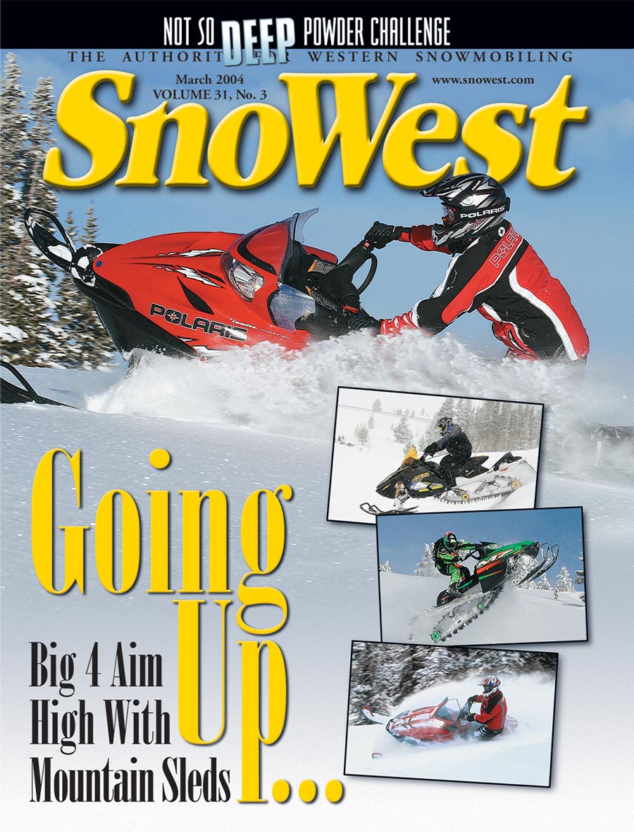 SnoWest March 2004 issue cover