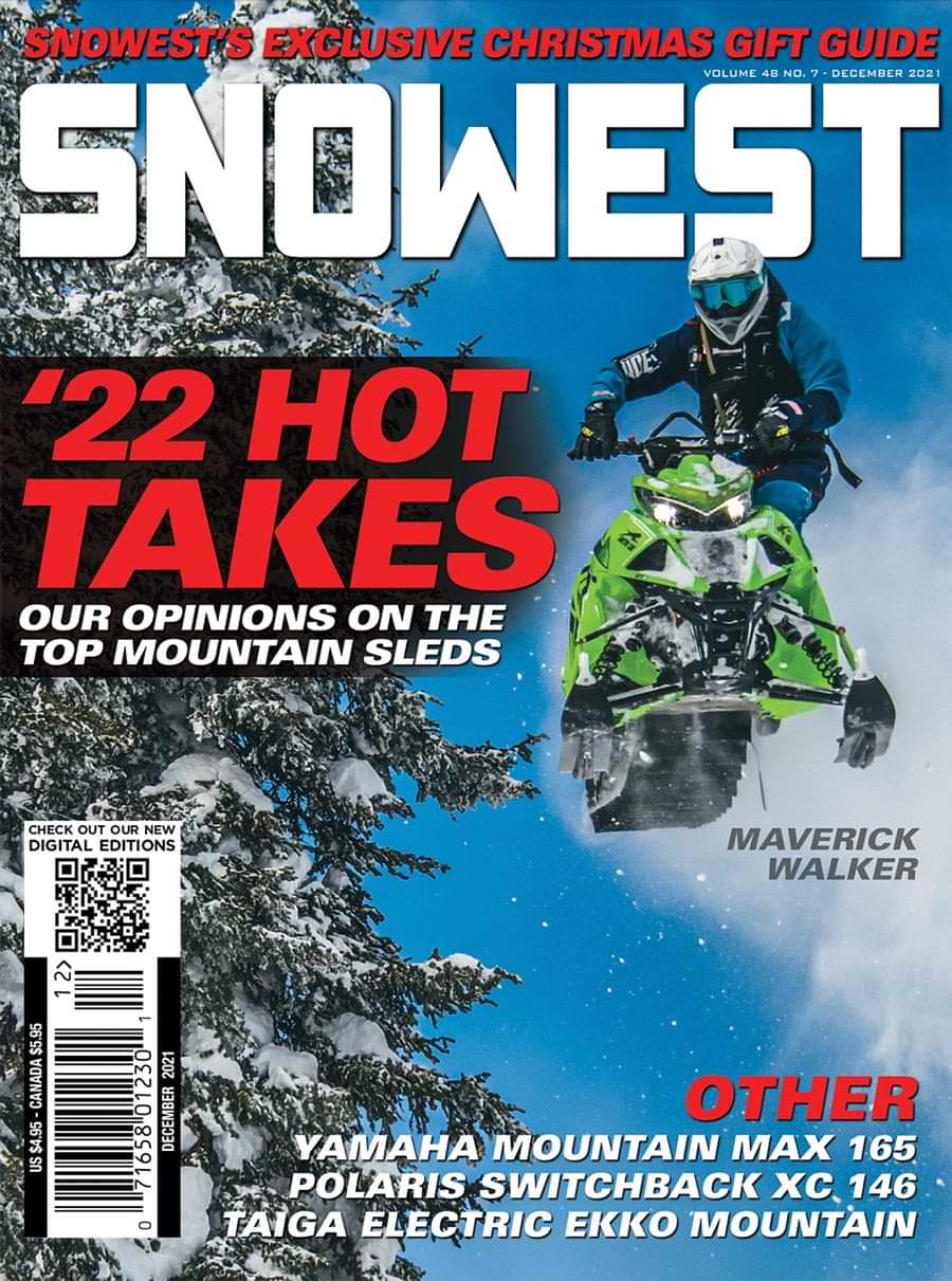 SnoWest December 2021 issue cover