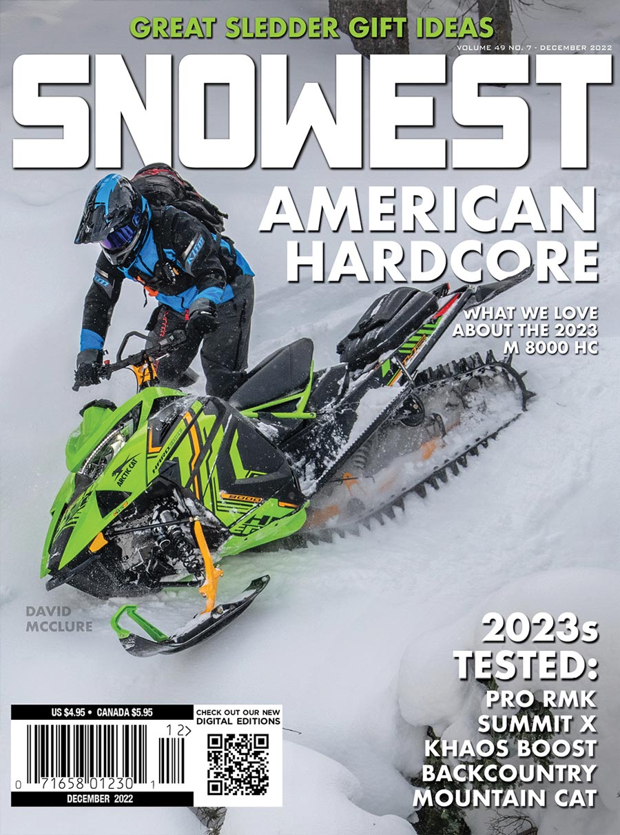 SnoWest December 2022 issue cover
