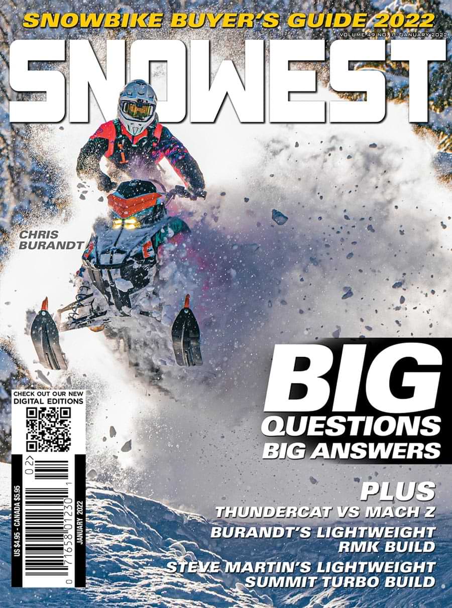 SnoWest January 2022 issue cover