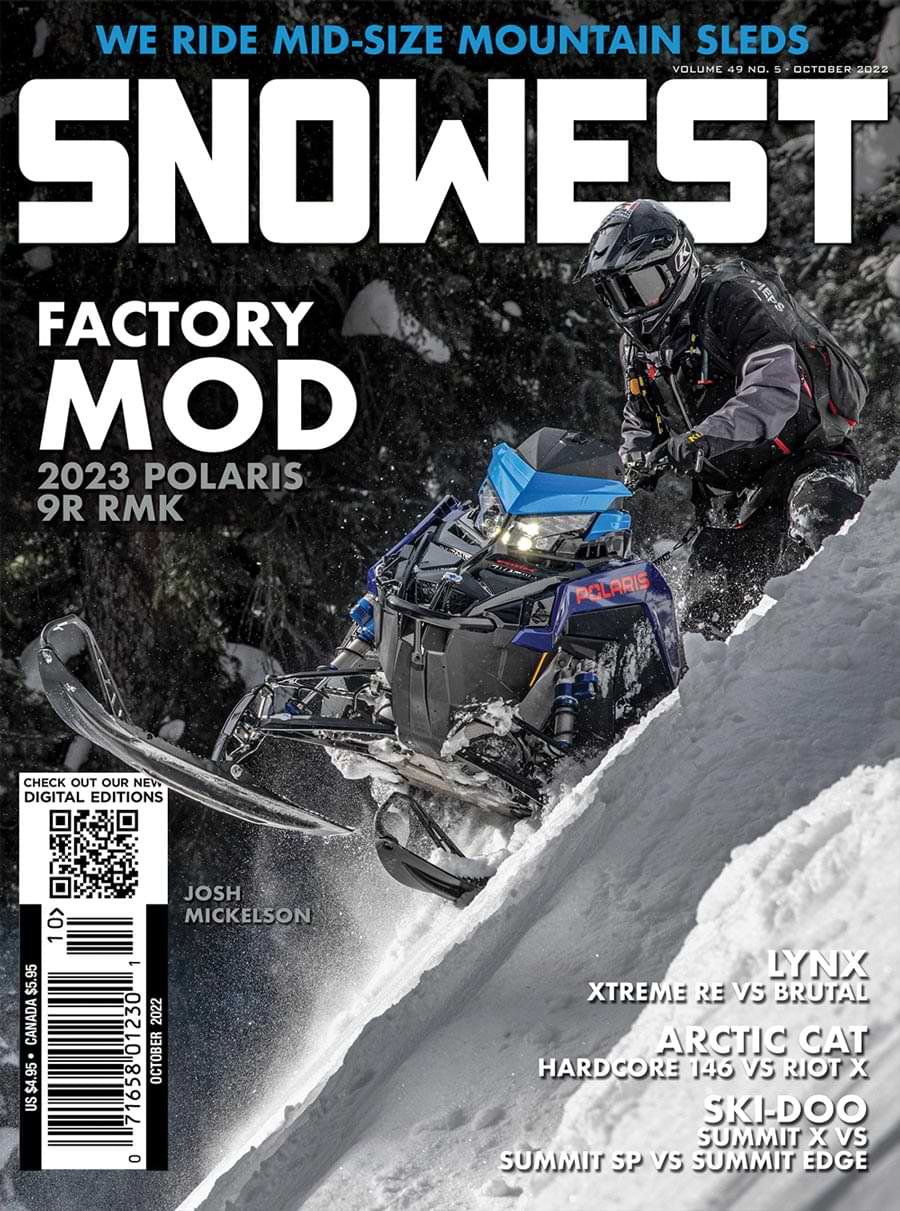 SnoWest October 2022 issue cover