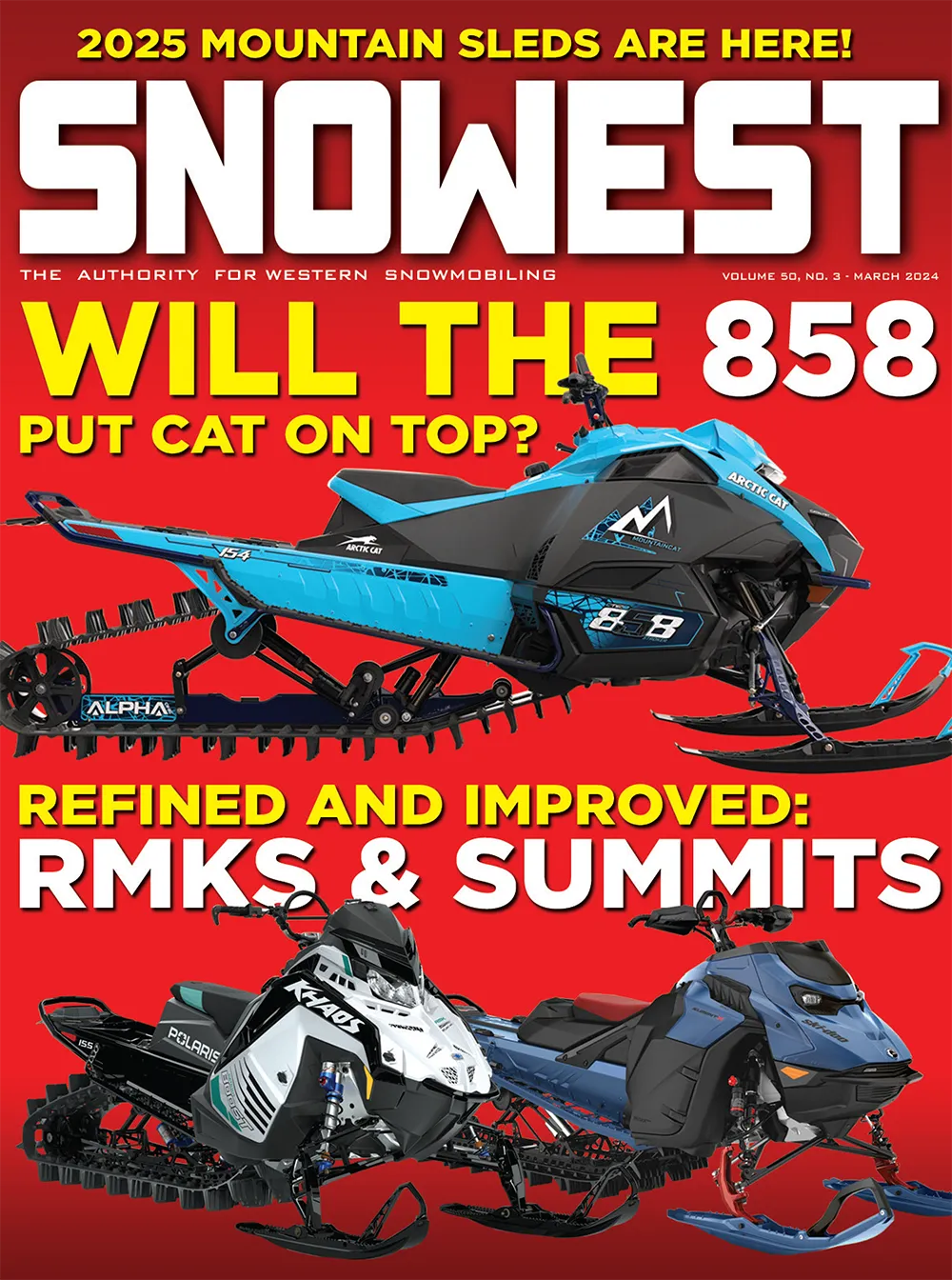 SnoWest March 2024 cover
